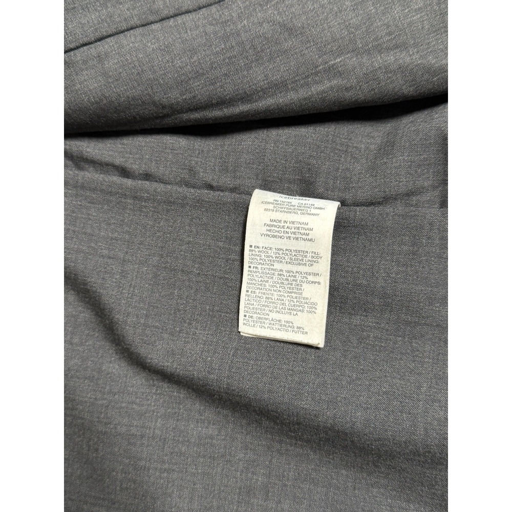 Icebreaker MerinoLoft Stratus X Jacket Mens Large Black Wool Down Insulated - Picture 11 of 14